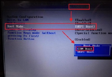 Boot Mode CSM Boot